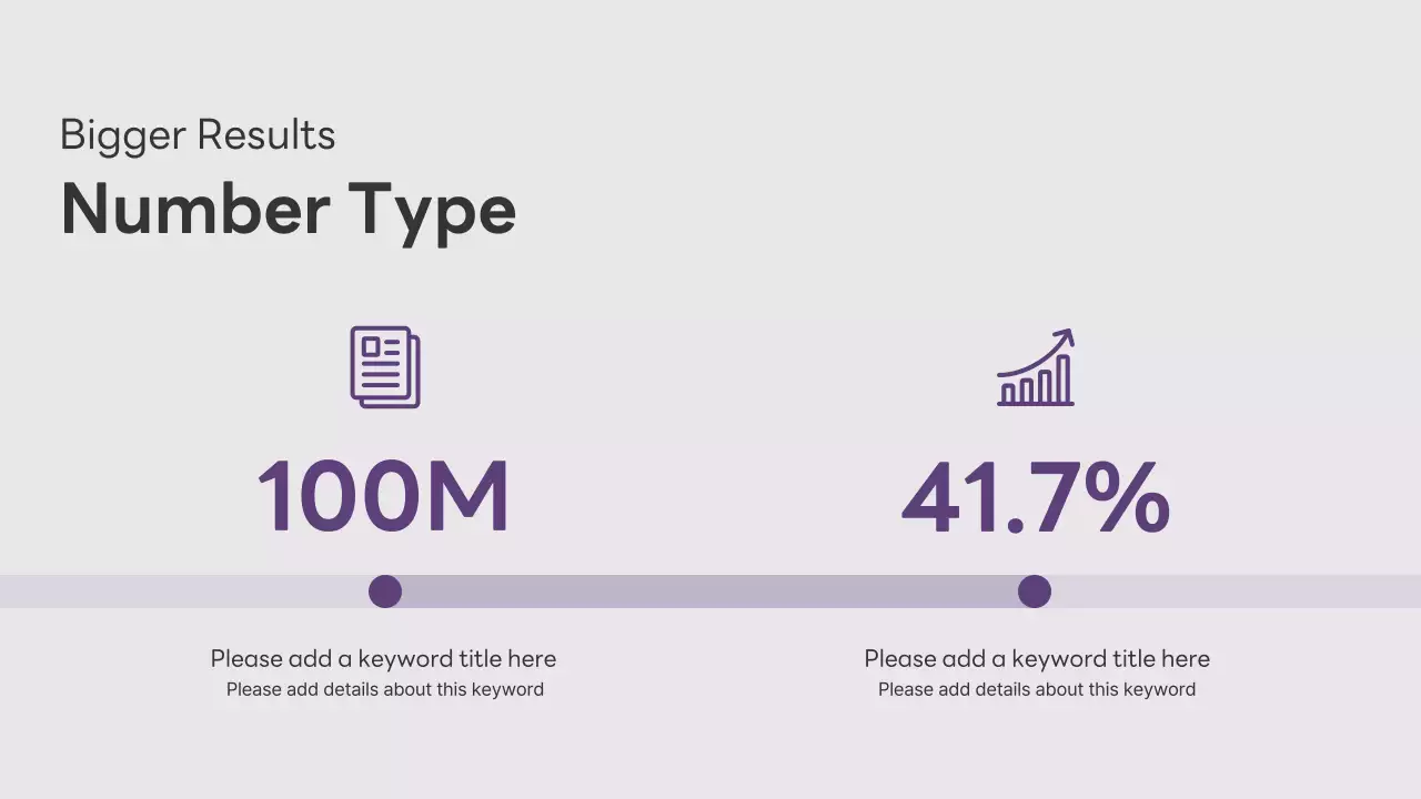 보라색과 흰색의 모던한 비즈니스 제안서