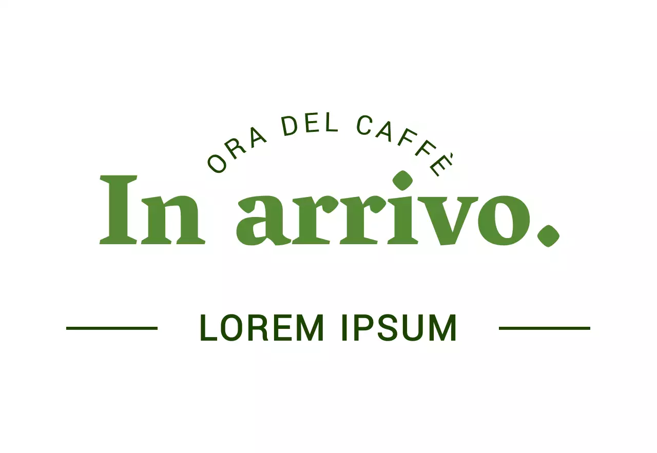 Segnaletica del caffè di ispirazione vintage