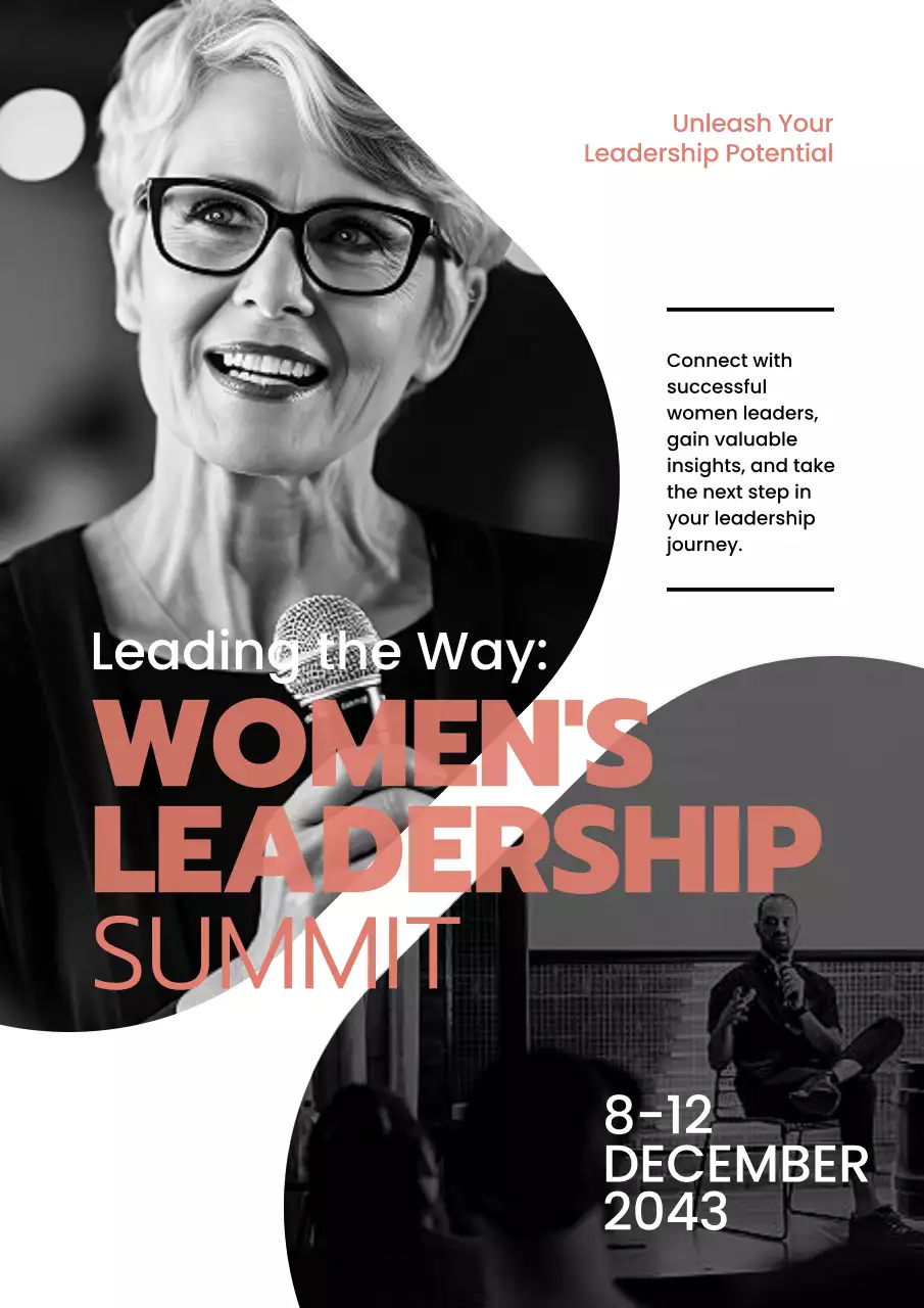 Black Professional Leadership Event Poster