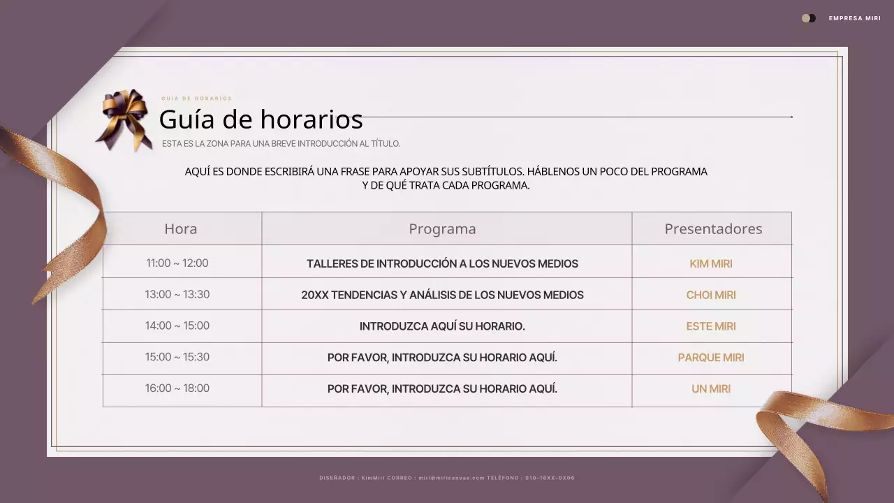 Una lujosa propuesta de invitación para un evento en morado y dorado