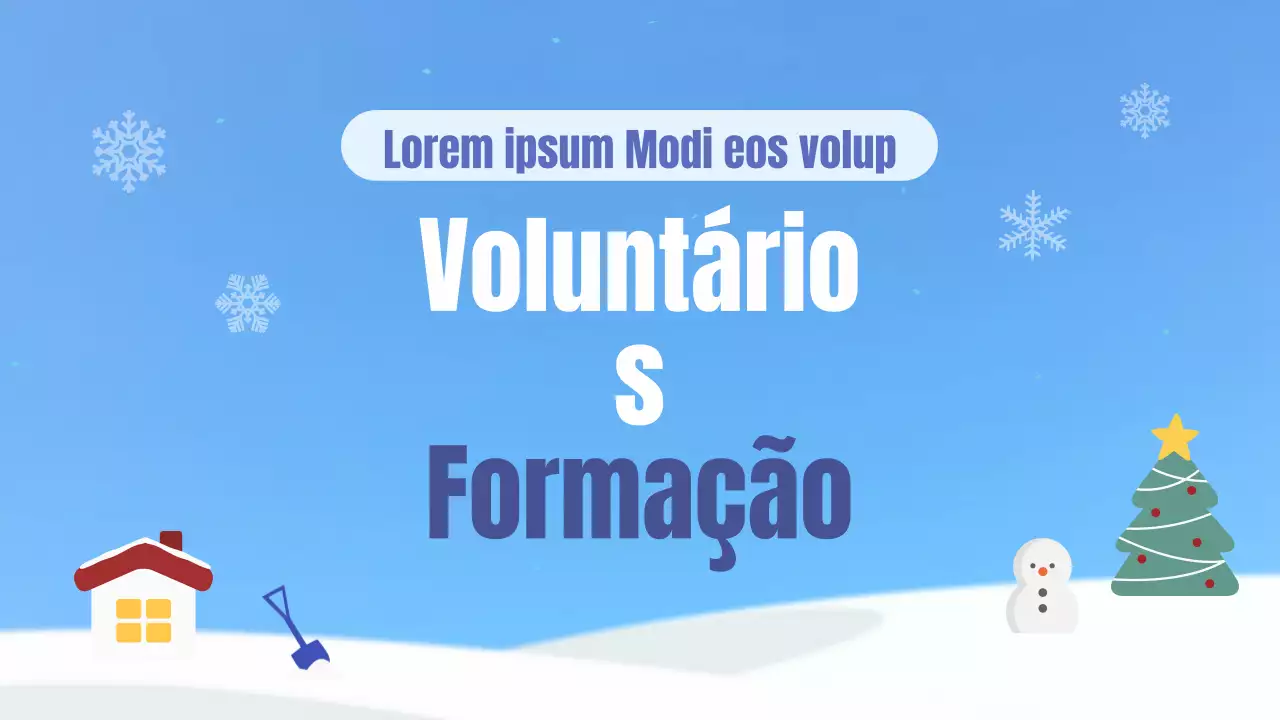 Guia simples de formação de voluntários para as férias de inverno da Blue