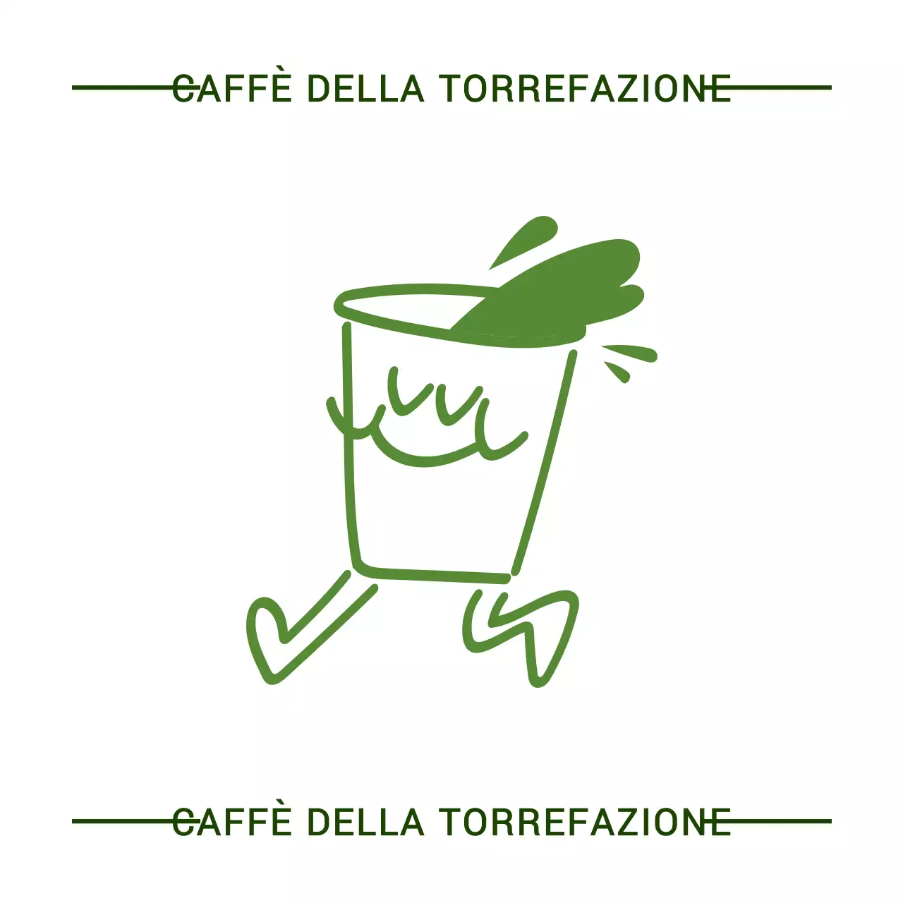 Segnaletica del caffè di ispirazione vintage