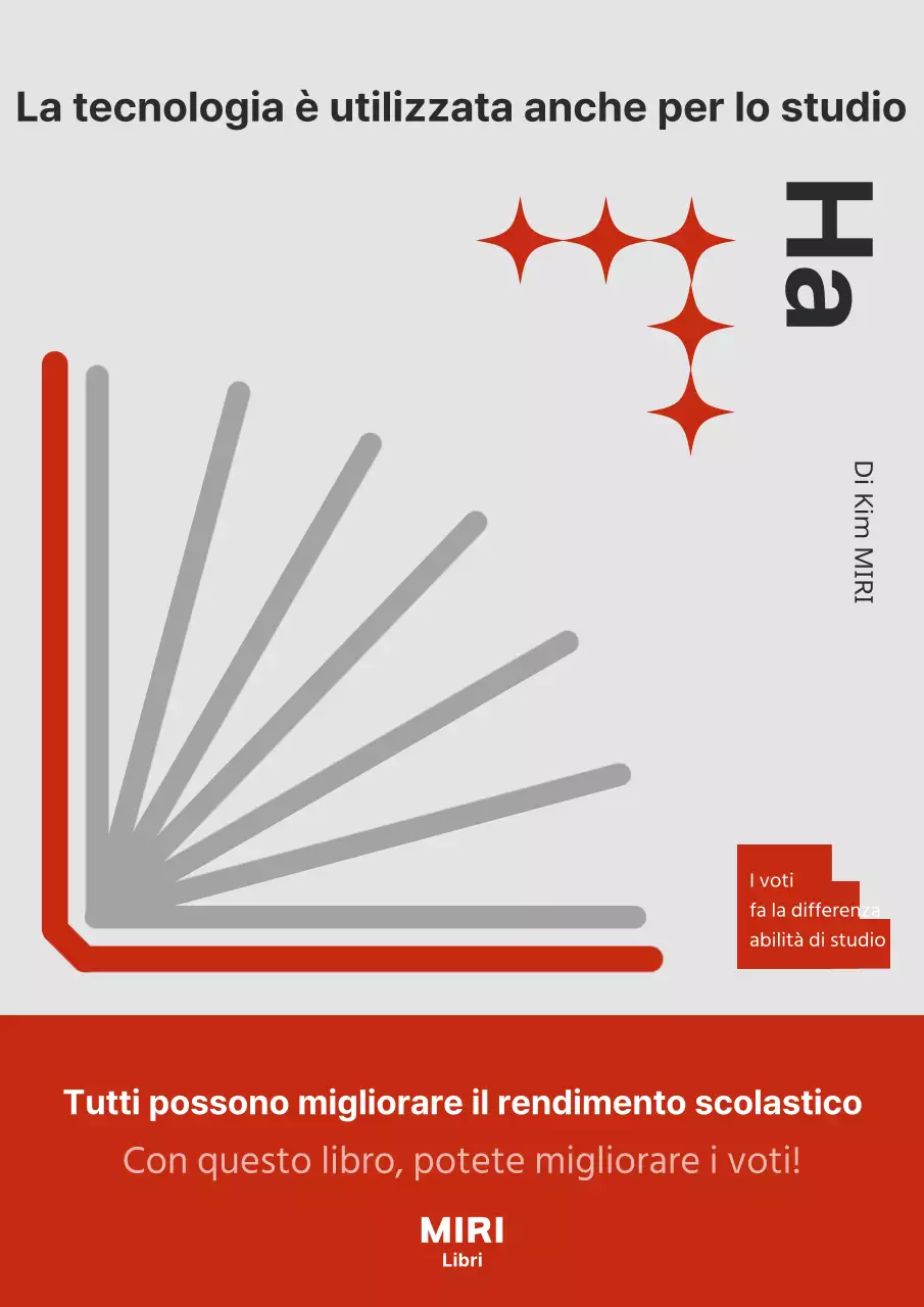 Una guida alle moderne abilità di studio in rosso e nero