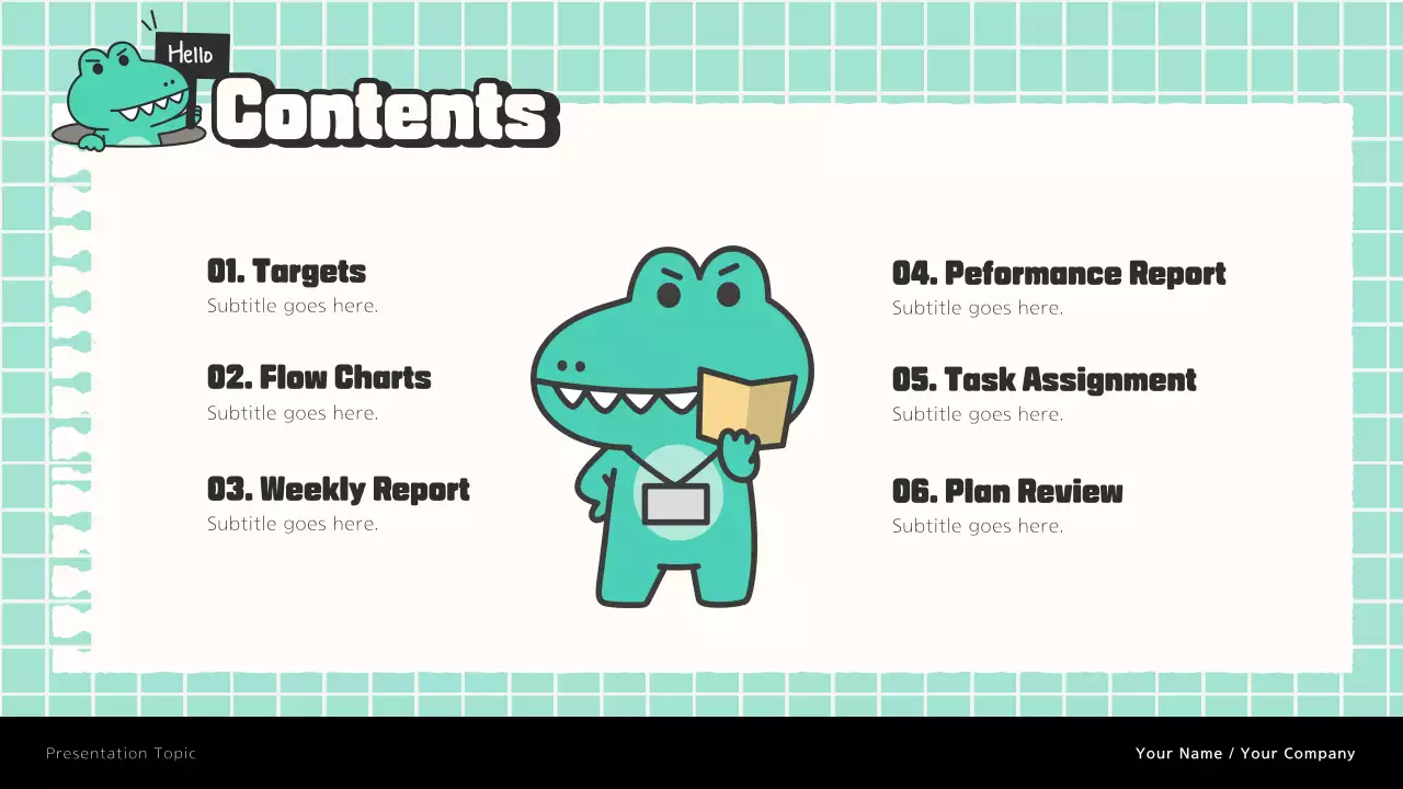 Mint and White Trending Marketing Research Notes Report