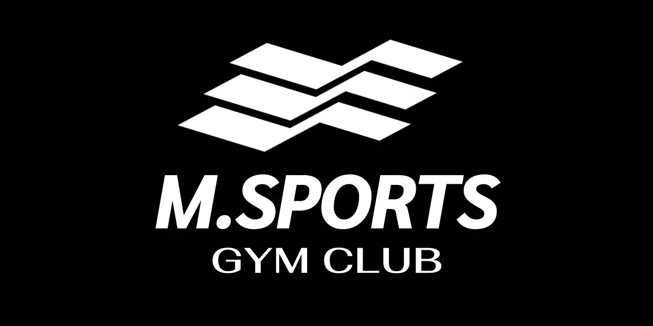 힙한 기하학 도형의 헬스장 로고