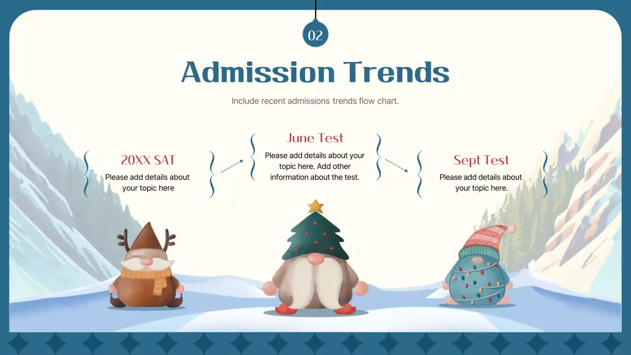 Red Traditional Winter Presentation