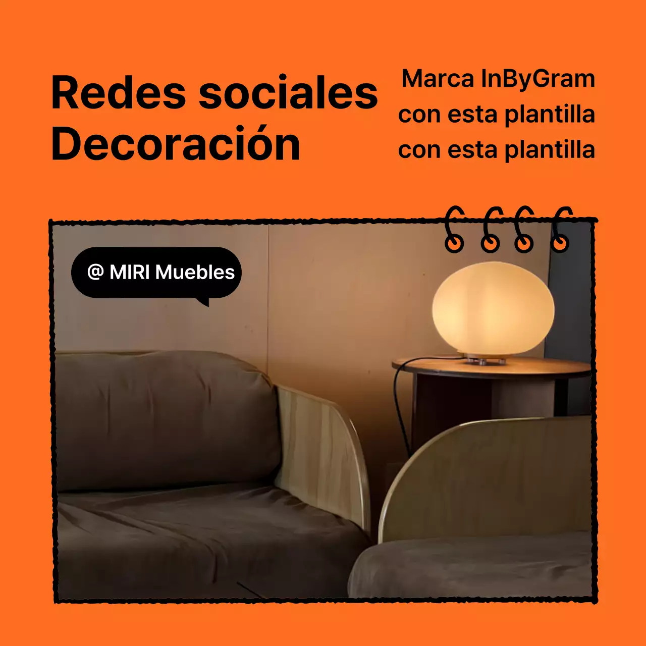 Guía para un kit de marca limpio en naranja y negro