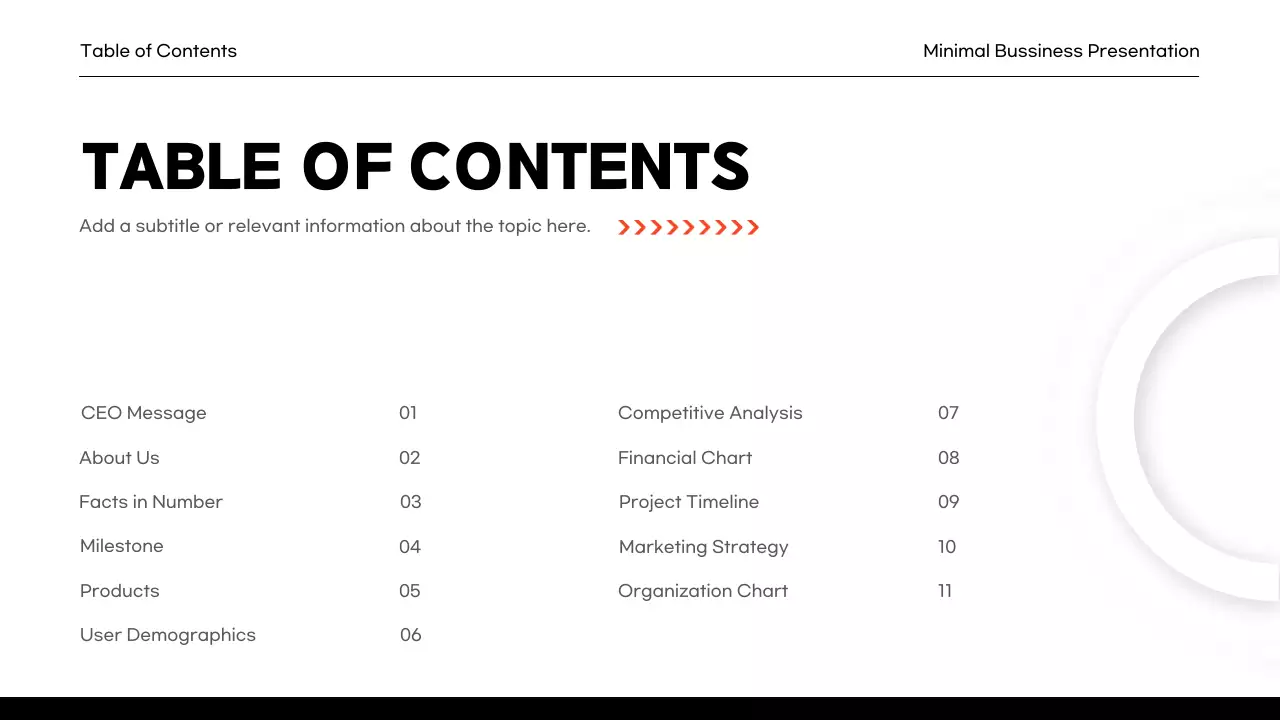 White Minimal Business Presentation