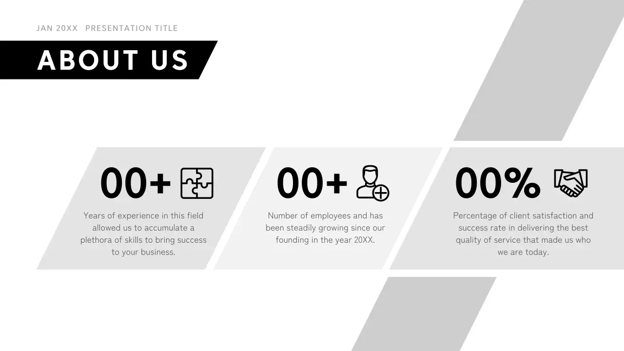 Black Minimal Business Presentation