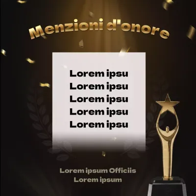 Promuovere una scuola d'oro e di lusso per i candidati selezionati