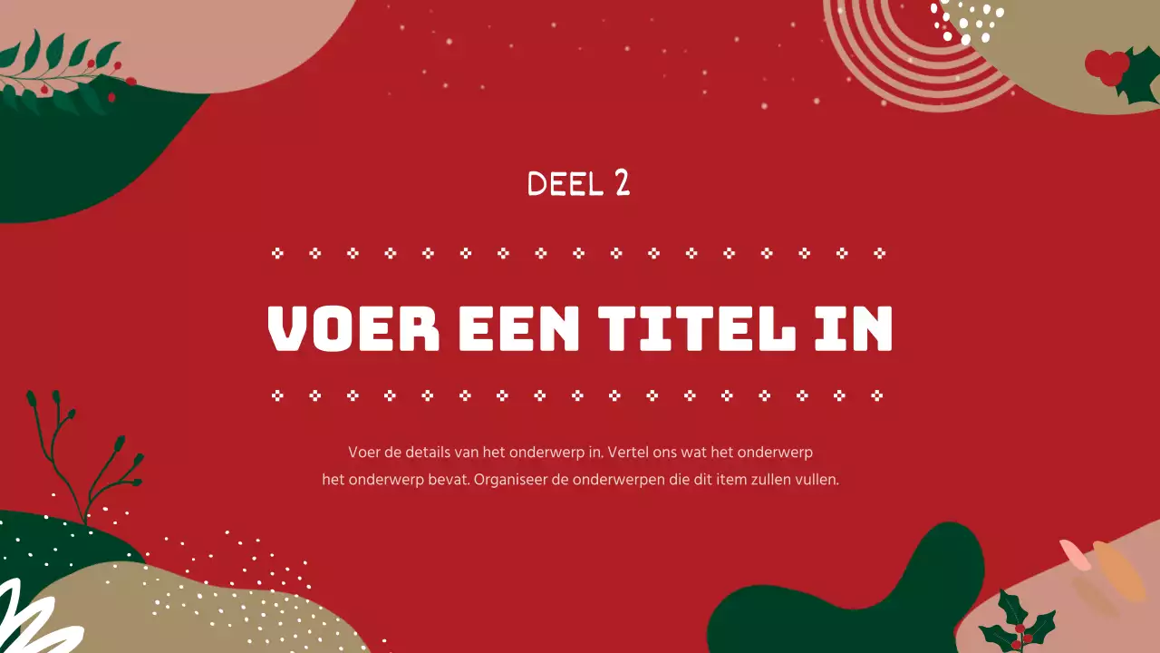 Trainingsgids voor vrijwilligers in rode en groene geometrische patronen