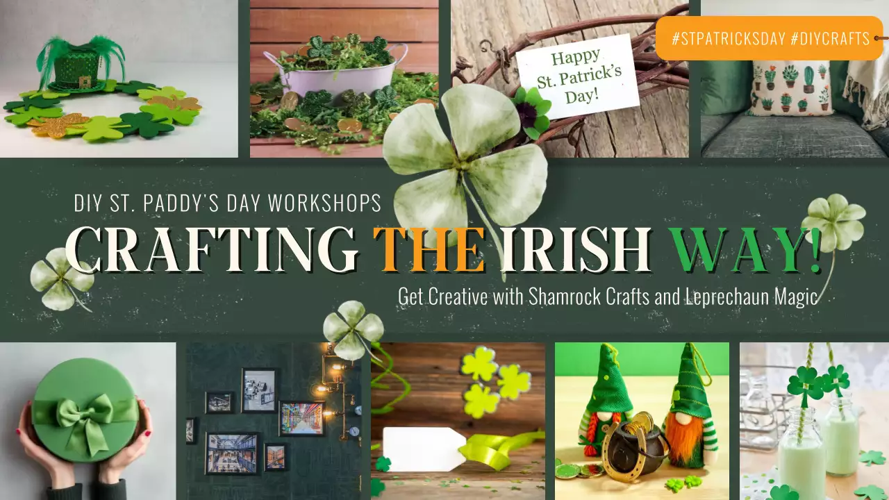 녹색과 주황색의 클래식한 성 패트릭 데이 DIY 장식 가이드