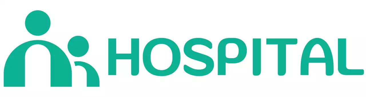 심플한 일러스트 컨셉의 병원 로고