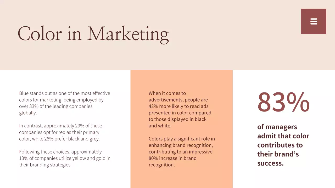 Beige Professional Color Report Promotion Presentation