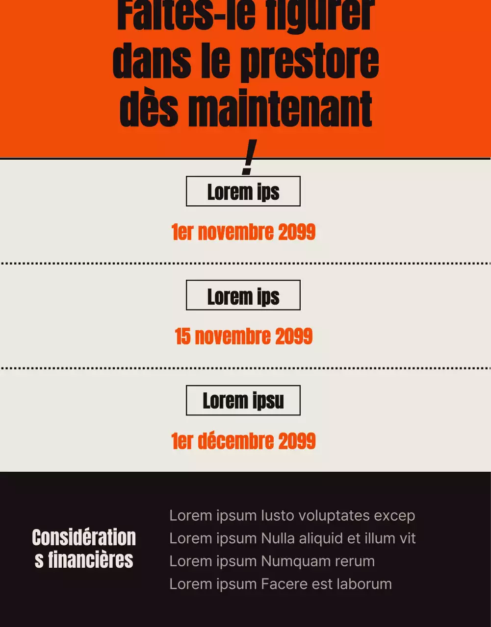 Un guide de financement incitatif d'époque avec des accents orange