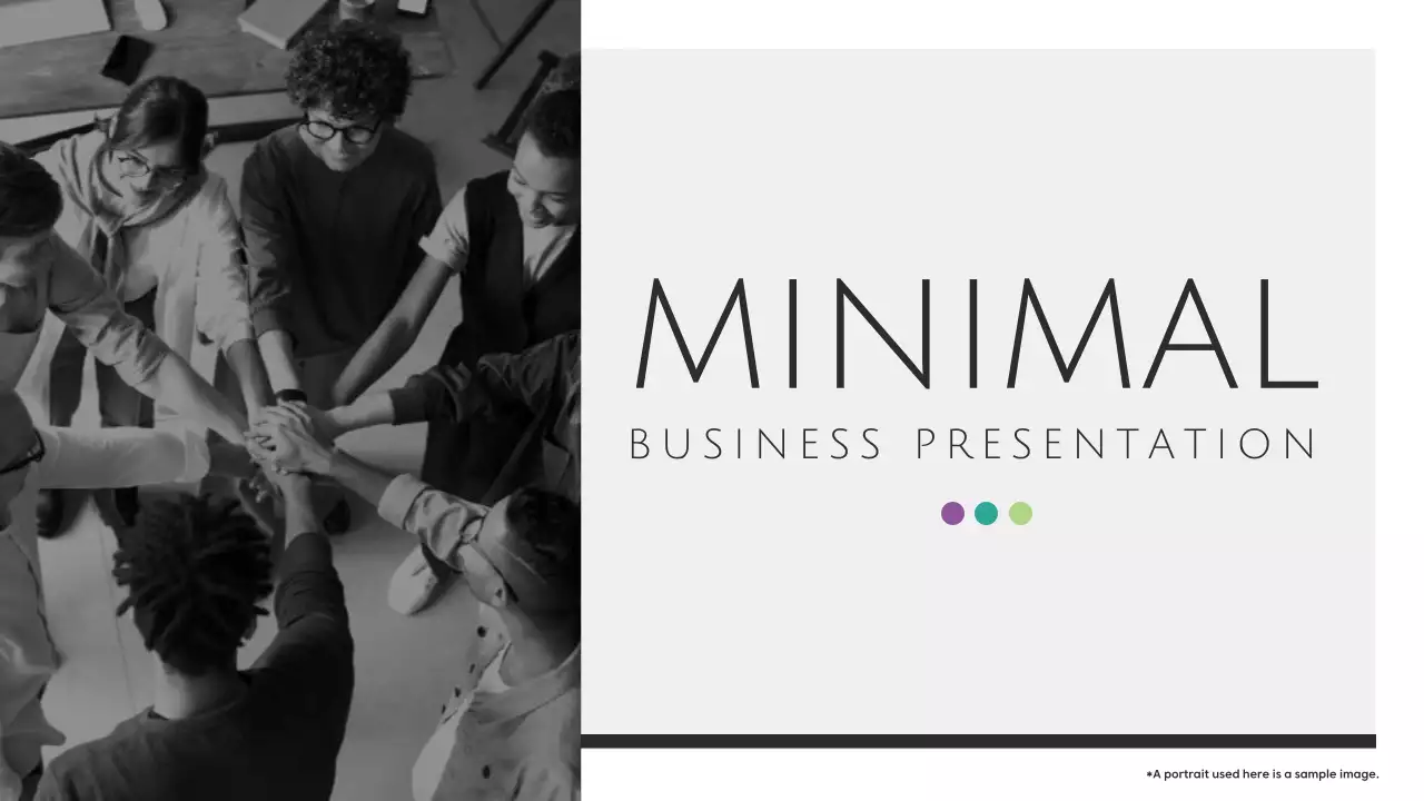 Black Minimal Business Presentation