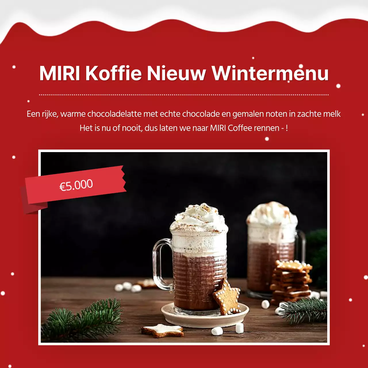 Een virale marketingadvertentie met een rode twist