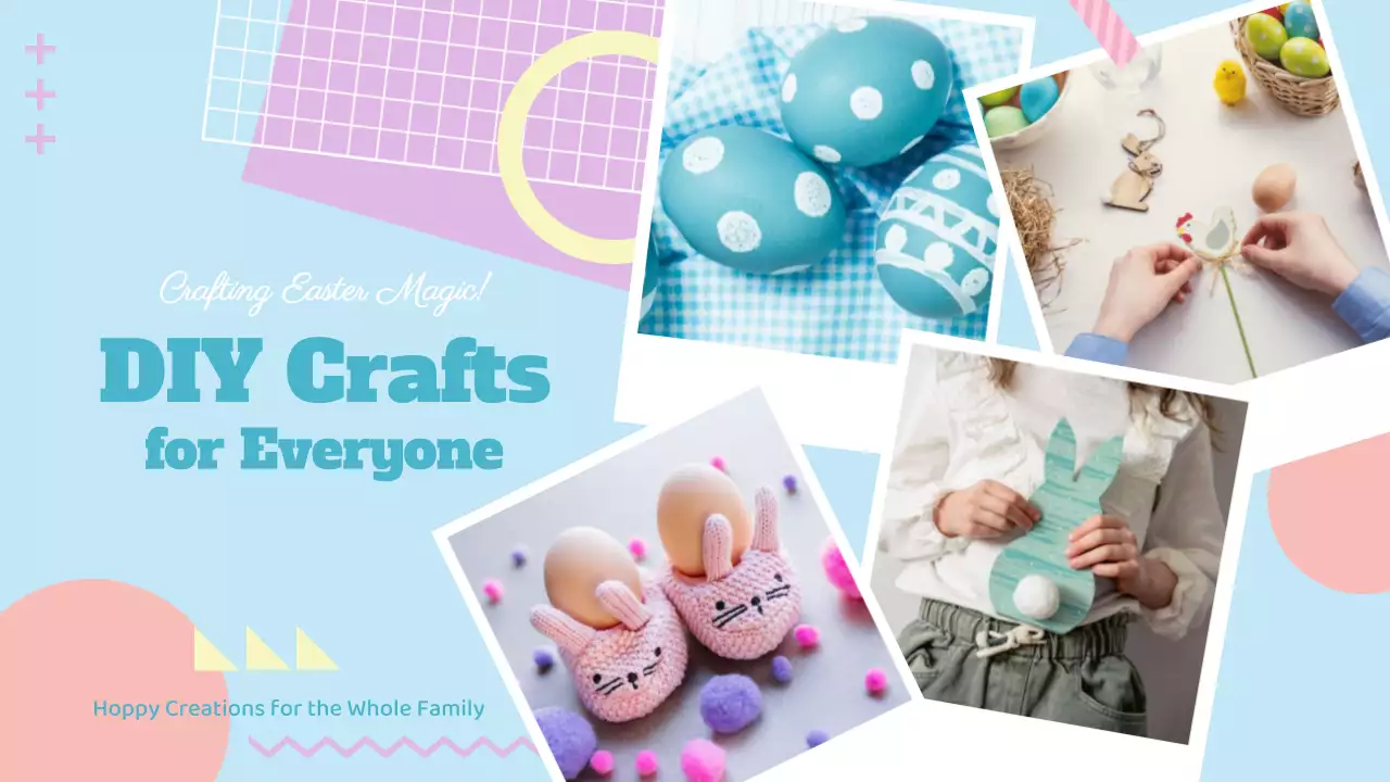 Blue Trendy Easter Guide YouTube Thumbnail