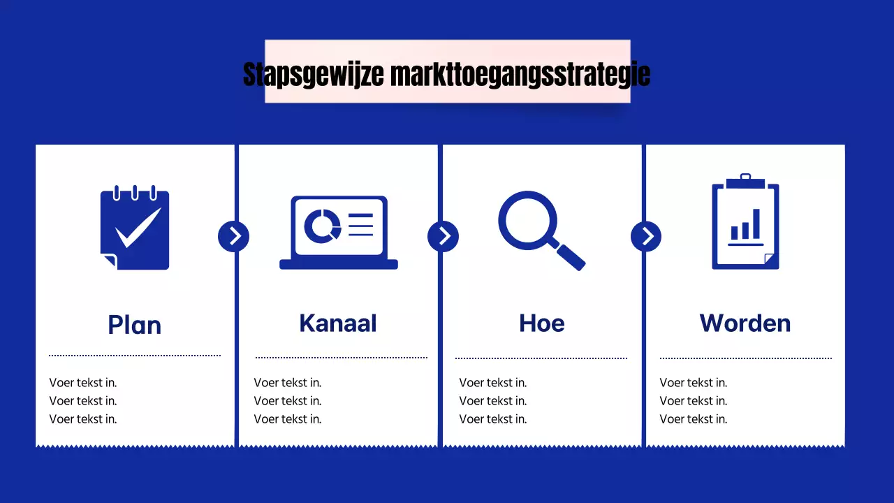 Marktonderzoeksrapport met basisconcept voor blauwe en witte bonnen