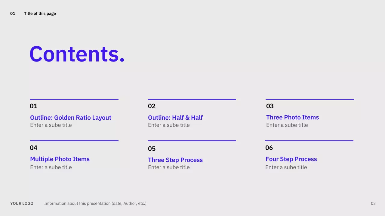 Blue Modern Guide Presentation
