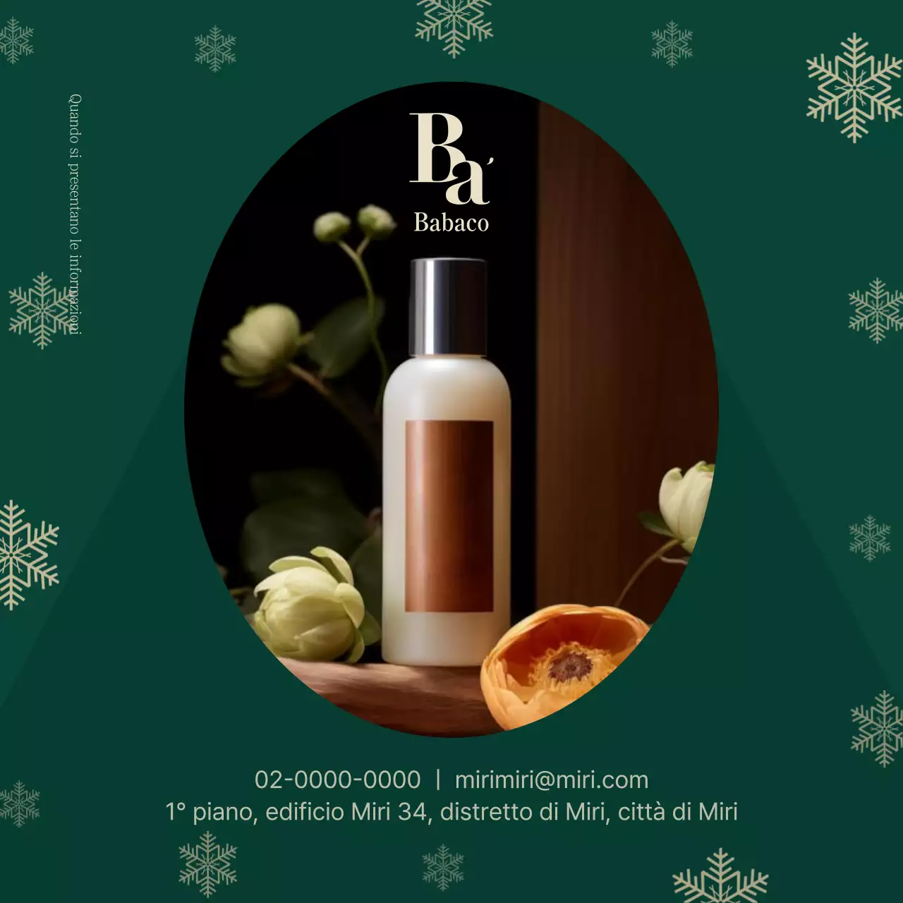 Promuovere un semplice kit del marchio in rosso e verde