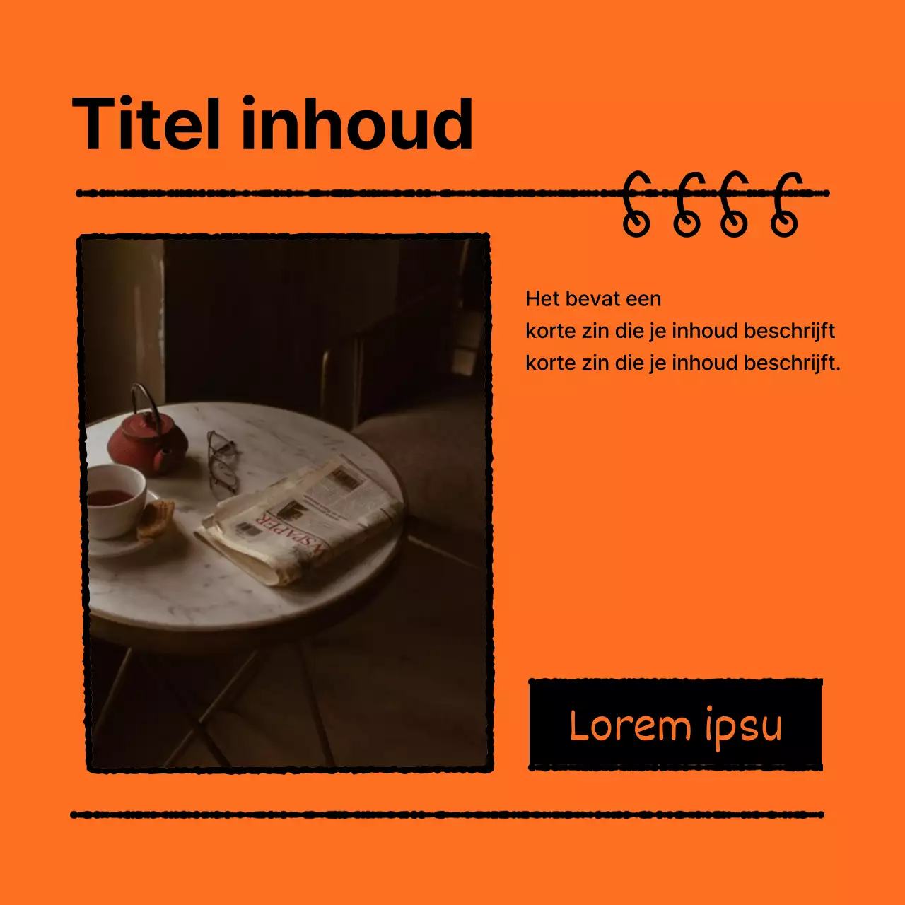 Een handleiding voor een schone merkkit in oranje en zwart