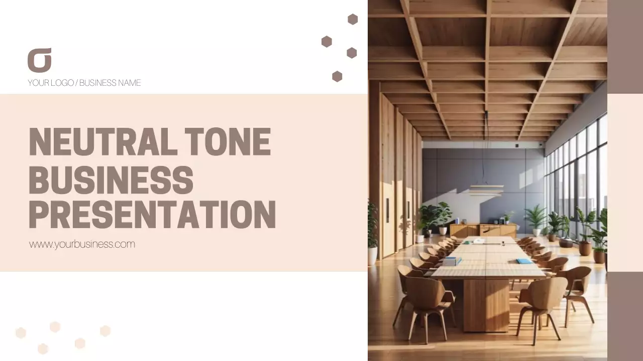 Beige Minimal Business Presentation
