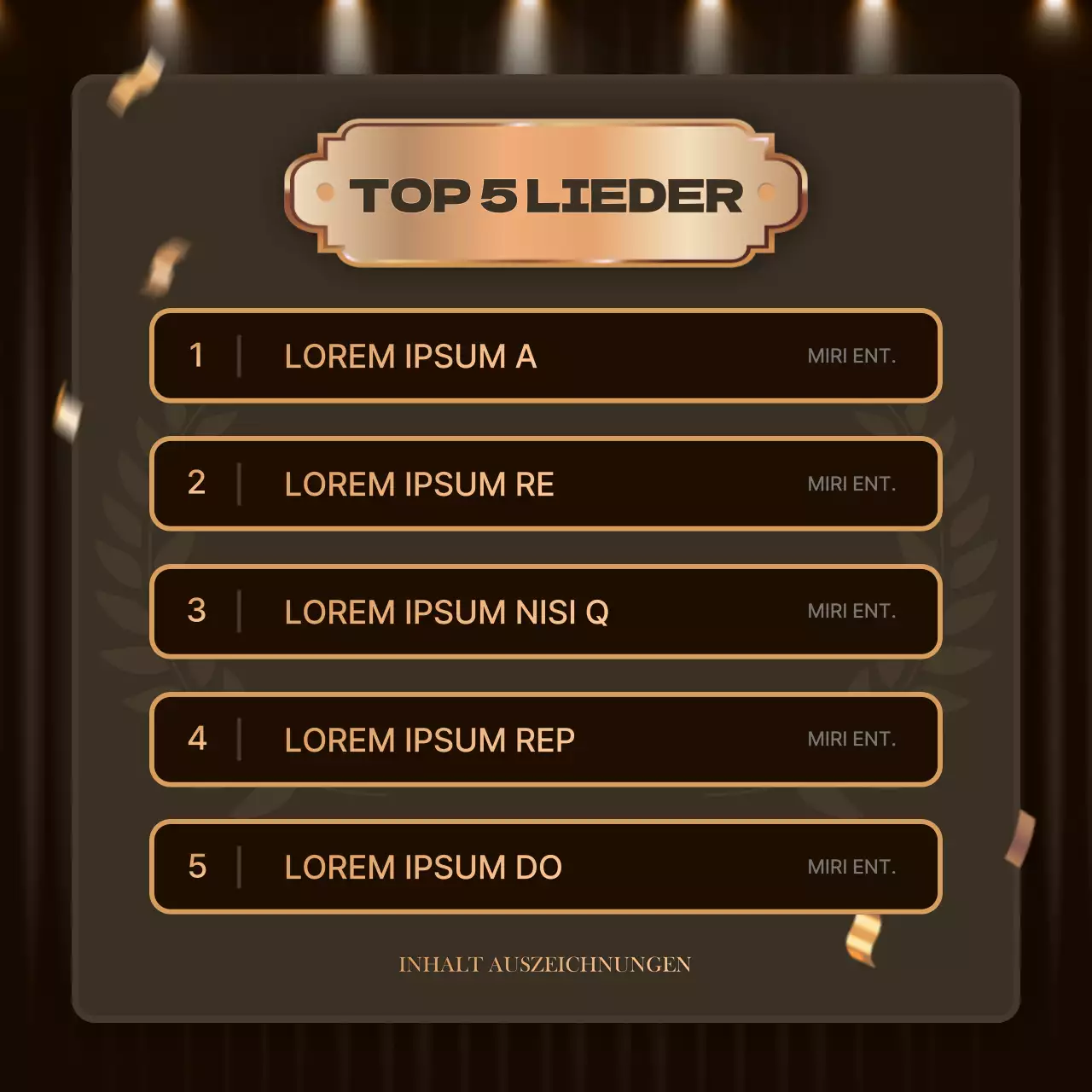 Luxuriöser Inhalt in Orange und Braun für einen Jahresendspaziergang