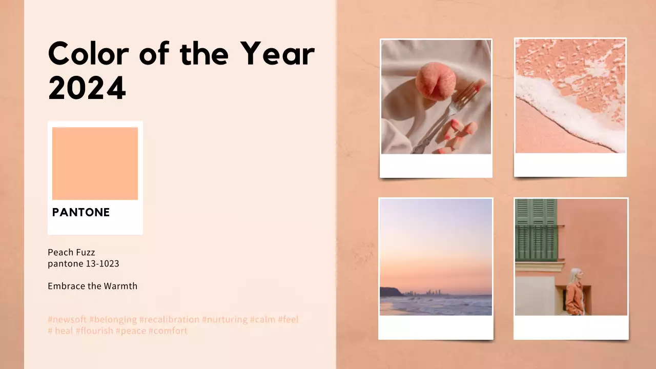 Beige Modern Color Report Document Presentation