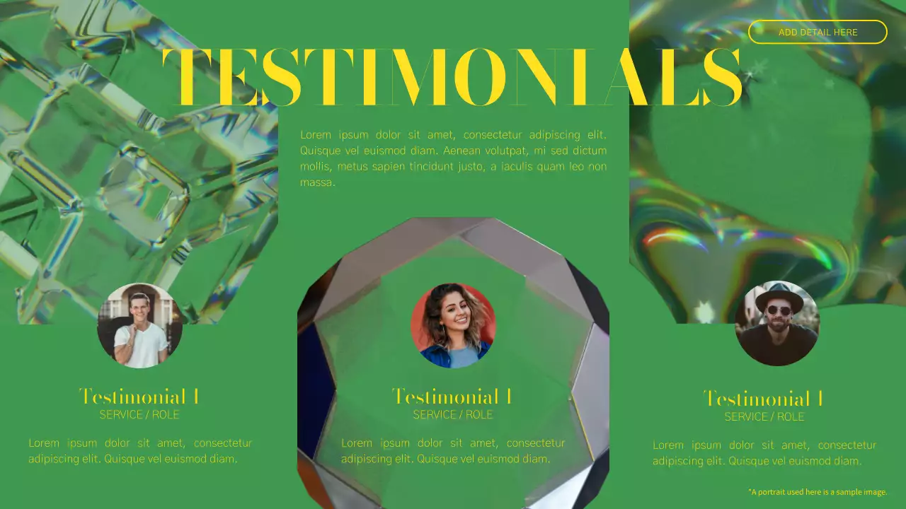 Green and Pink Modern Business Profile Report