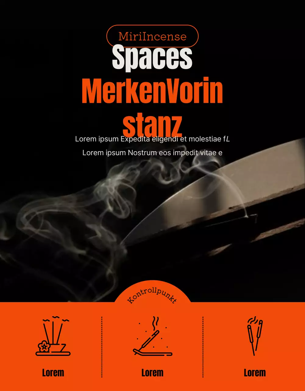 Ein klassischer Leitfaden für Fördermittel mit orangefarbenen Akzenten