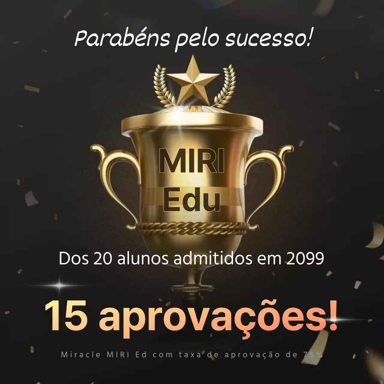 Promover uma celebração luxuosa de preto e dourado