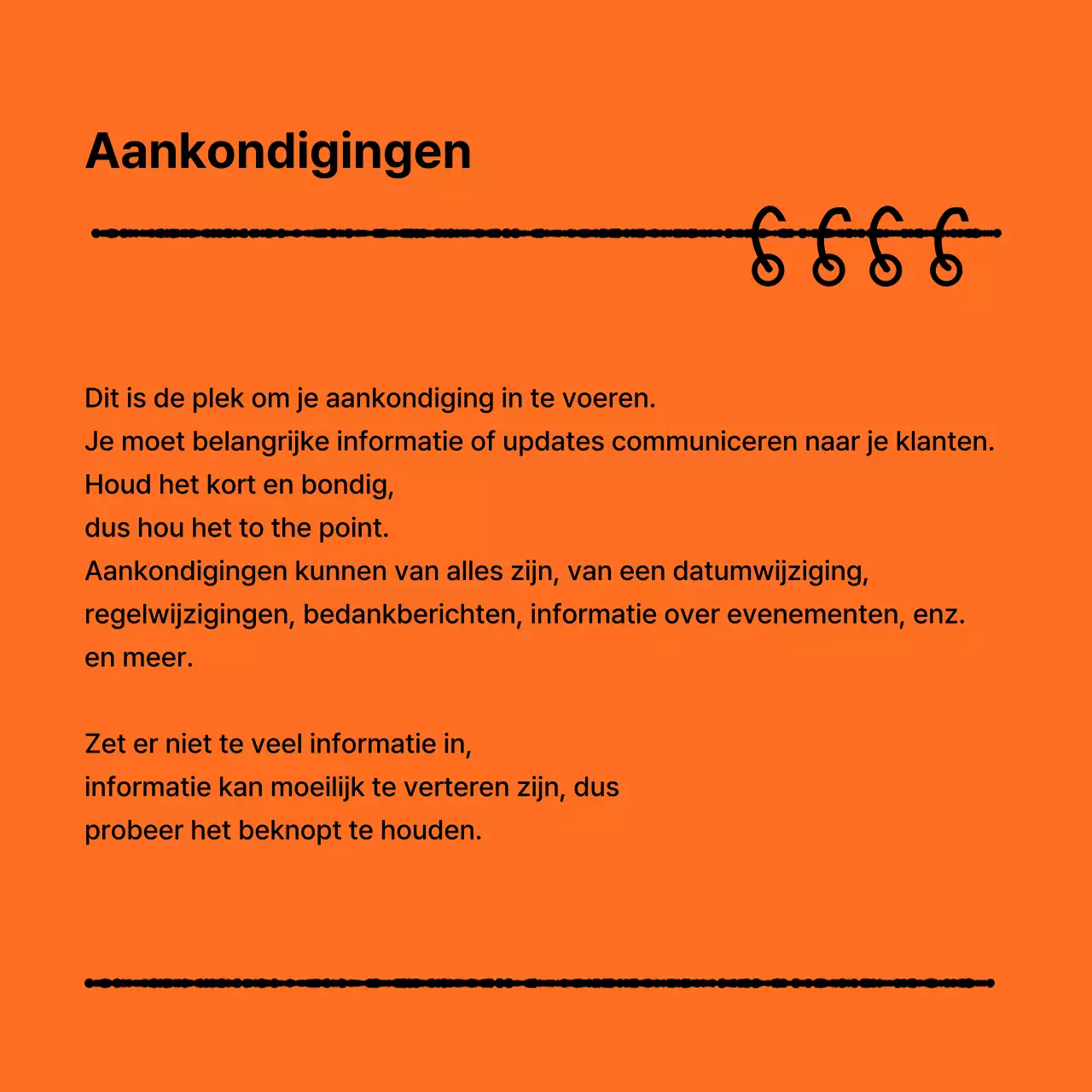 Een handleiding voor een schone merkkit in oranje en zwart