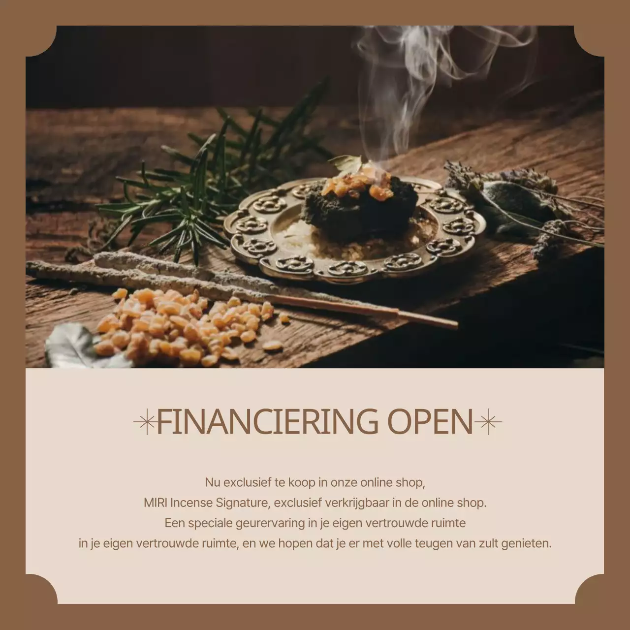 Eenvoudige aanmoedigingspremie met bruine achtergrond