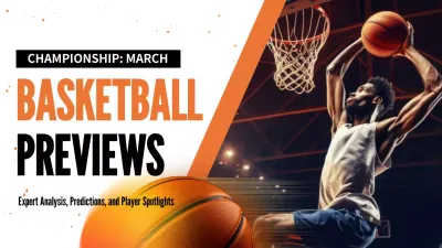 Orange Modern Basketball Promotion YouTube Thumbnail