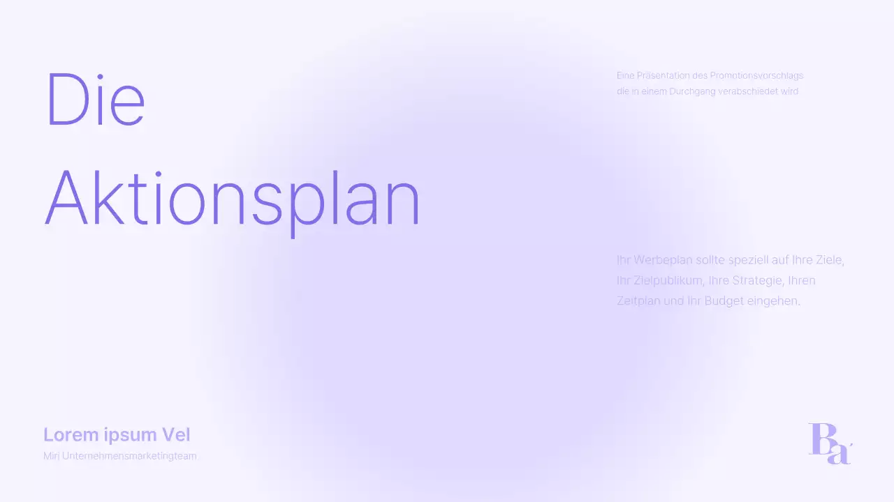 Ein einfacher violetter und grauer Werbeslip