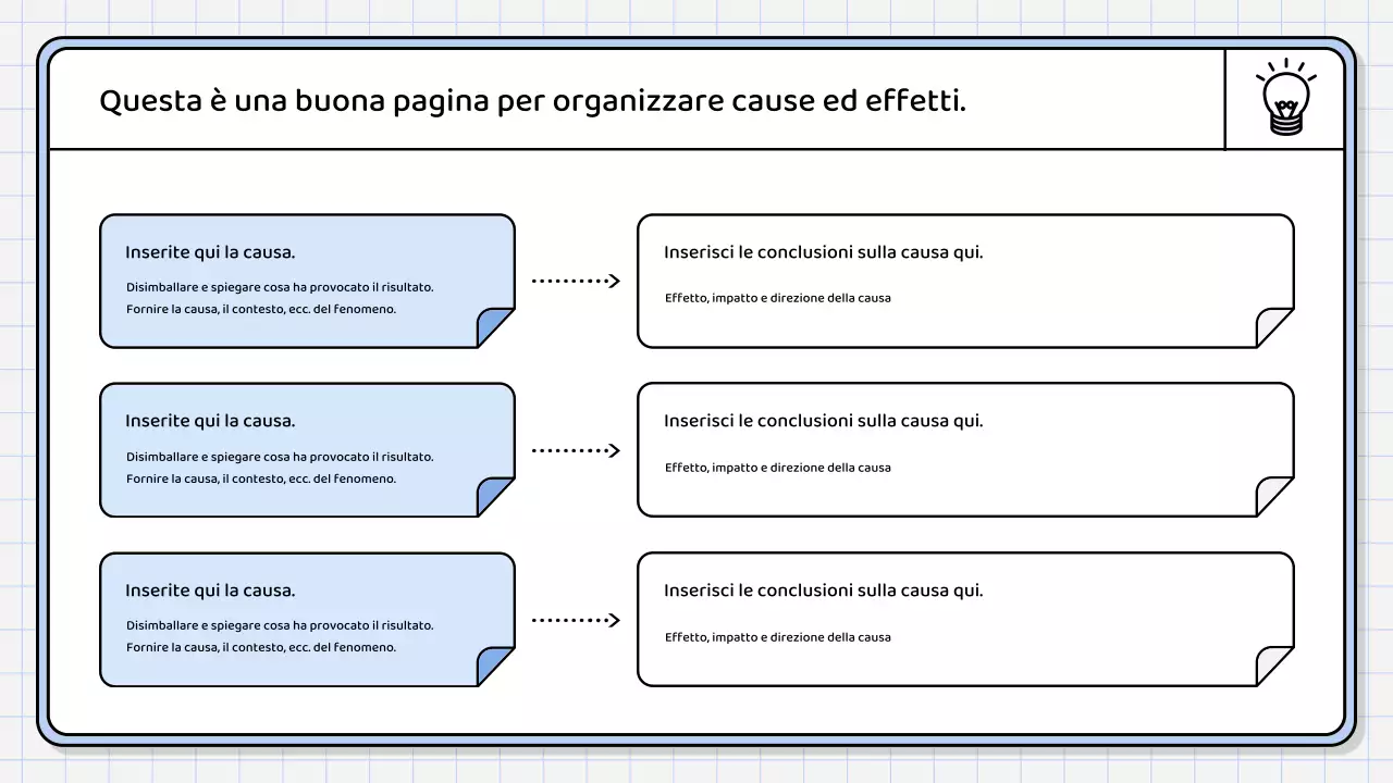 Un semplice rapporto di sintesi di colore blu chiaro