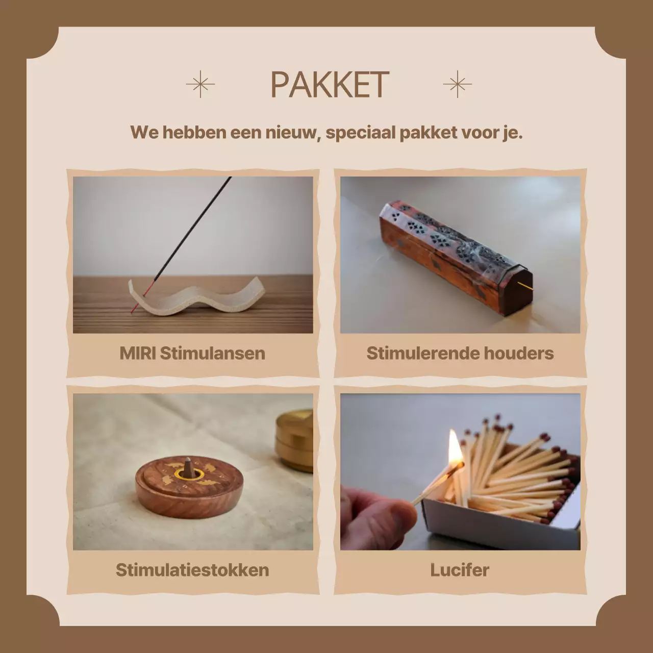 Eenvoudige aanmoedigingspremie met bruine achtergrond