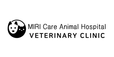 Veterinary clinic logo in the form of a dog and cat icon