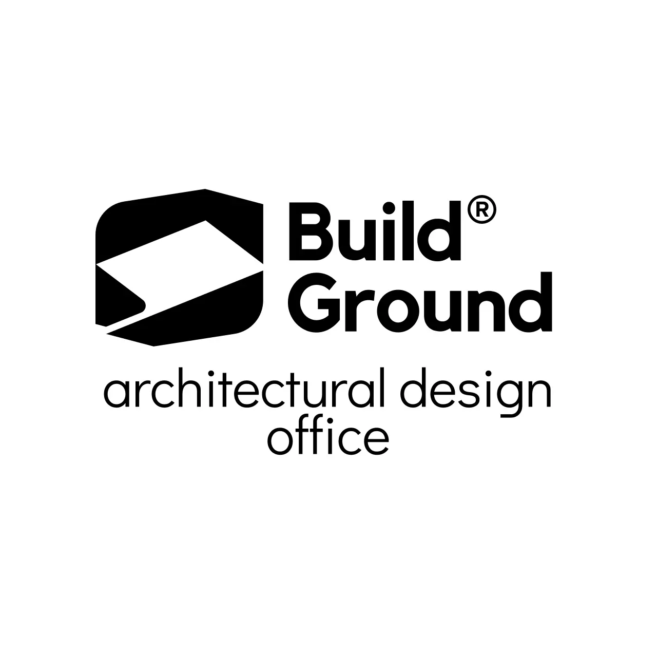 심플한 기업 로고의 비즈니스 레이아웃