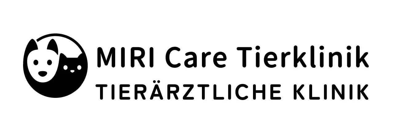 Veterinärklinik-Logo in Form eines Hunde- und Katzensymbols