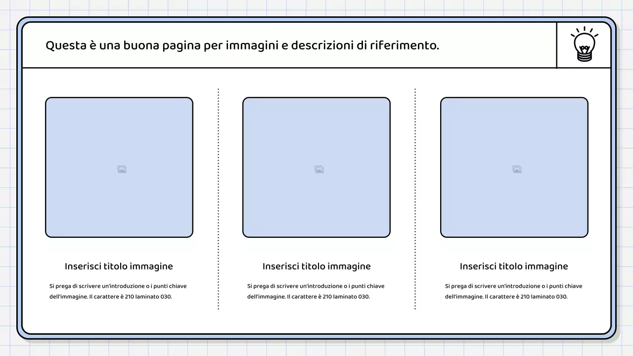 Un semplice rapporto di sintesi di colore blu chiaro