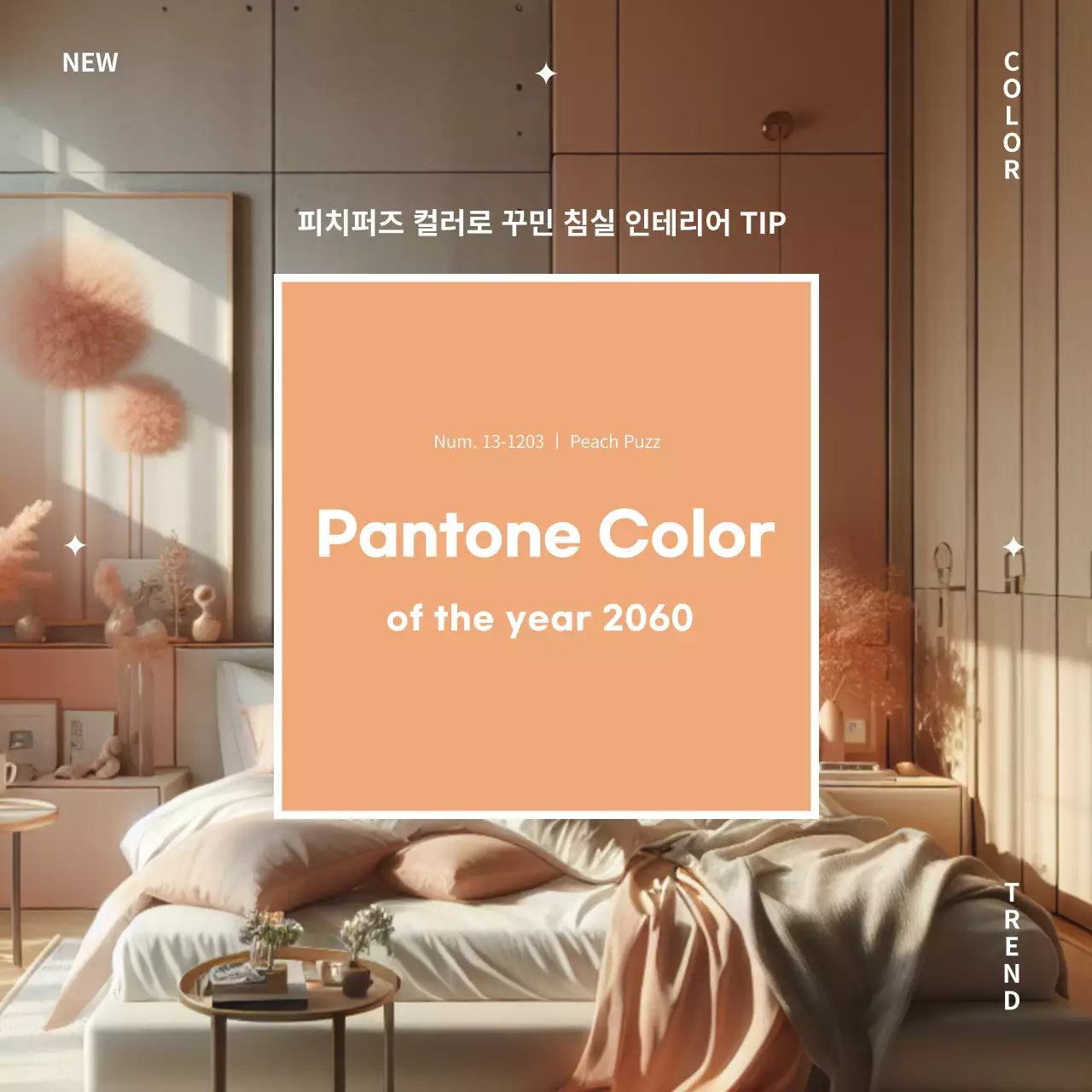 베이지색의 고급스러운 올해의 컬러로 꾸민 홈 스타일링 정보