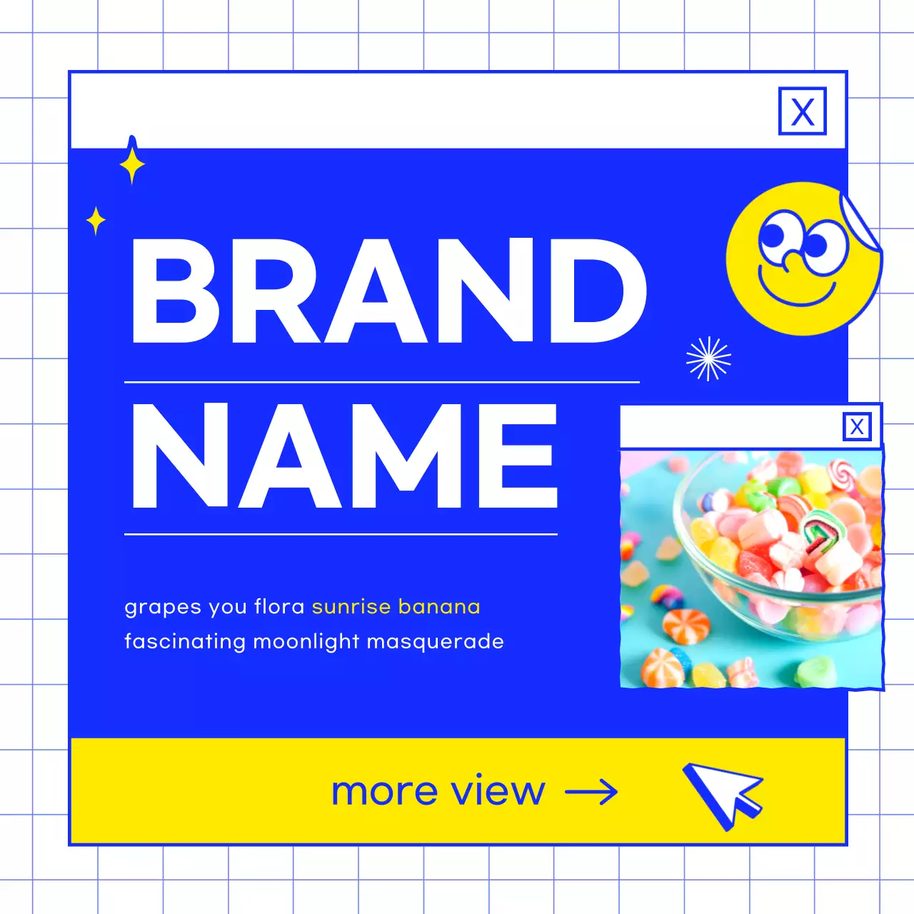 파랑의 아기자기한 디저트 브랜드 마케팅 홍보