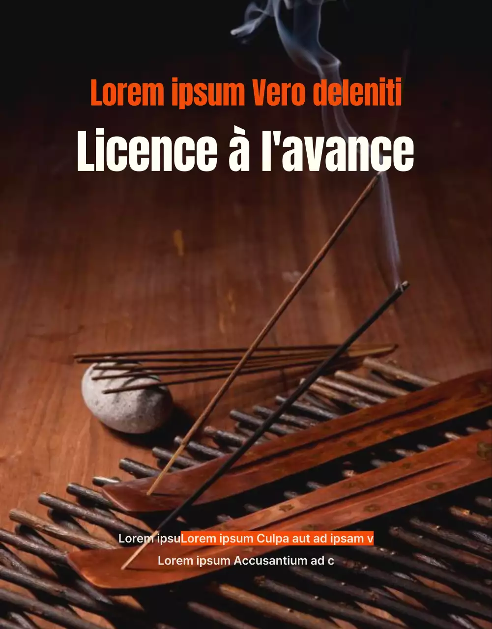 Un guide de financement incitatif d'époque avec des accents orange