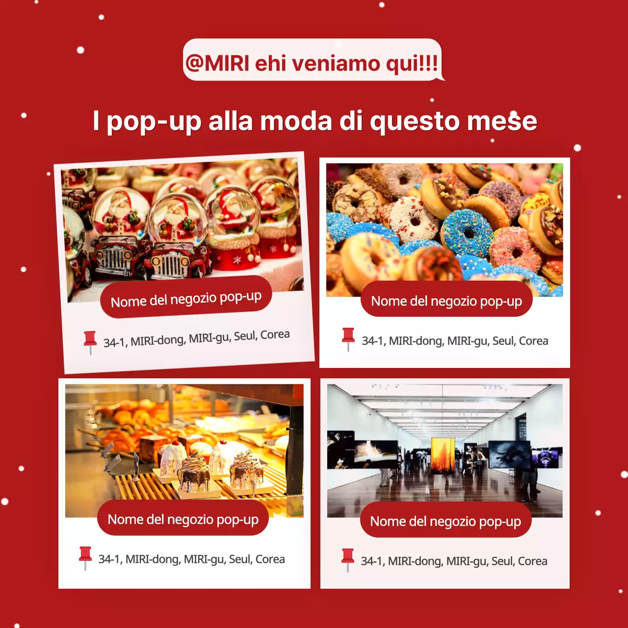 Un annuncio di marketing virale con un tocco di rosso