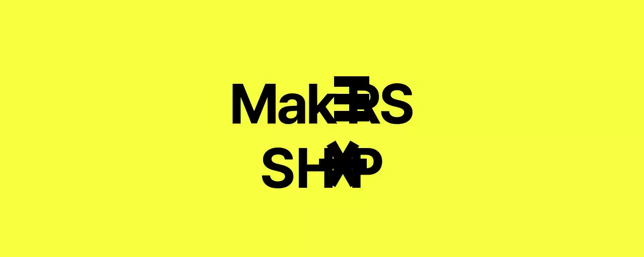 Ein einfaches, schnörkelloses Schild für einen Redaktionsladen mit Markenzeichen