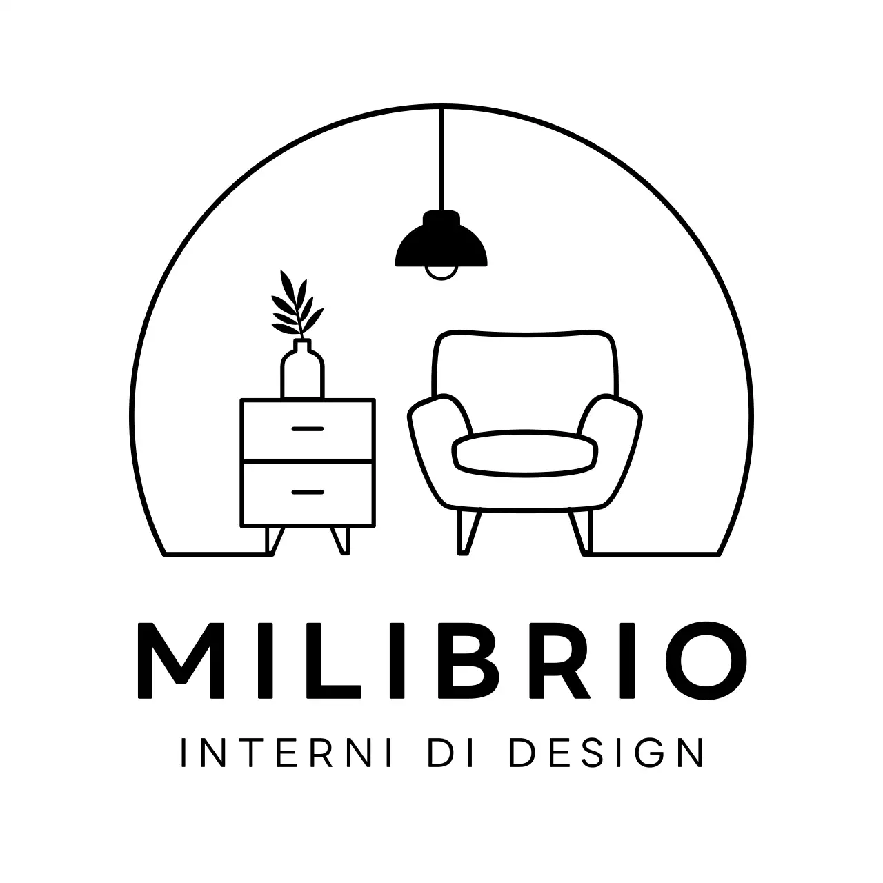 Evento interno al negozio di mobili con illustrazioni di mobili della linea