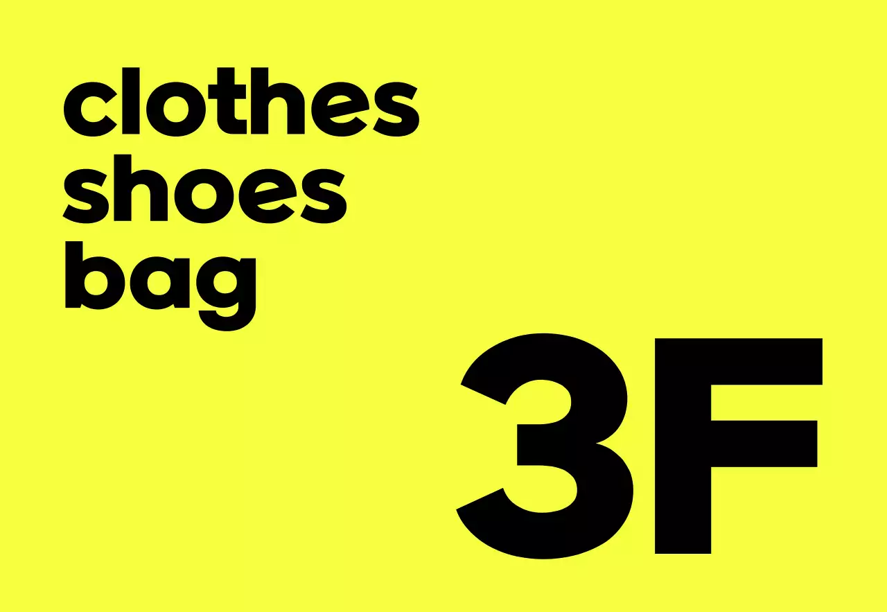 Papan nama yang sederhana dan bersih untuk toko editorial bermerek