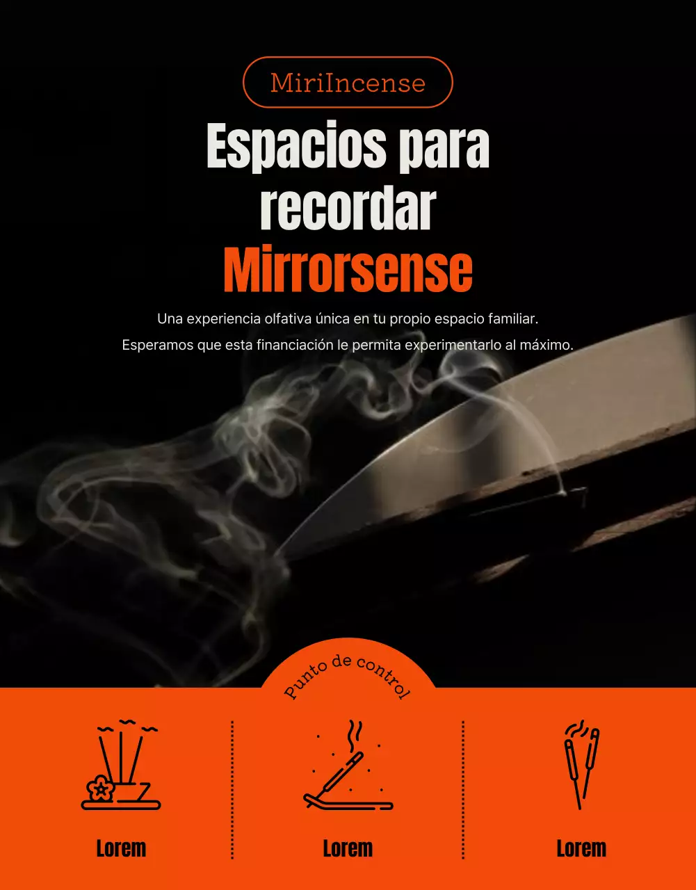 Una guía vintage de financiación de incentivos con toques naranjas